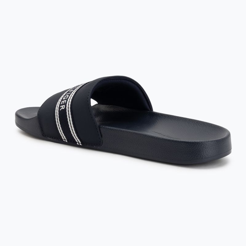 Ciabatte da donna Tommy Hilfiger Webbing Pool space blue 3