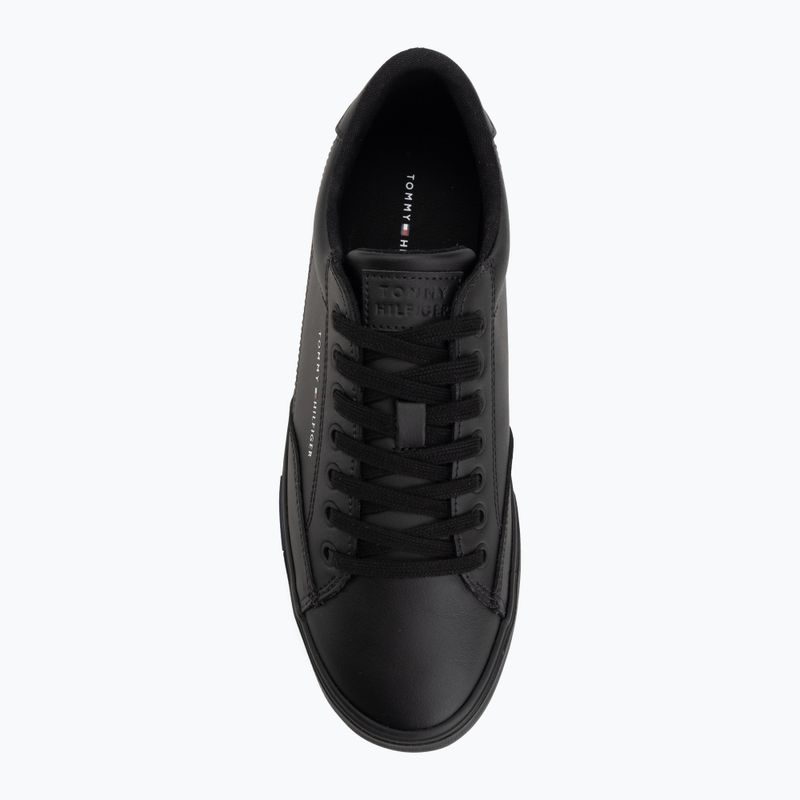 Sneakers uomo Tommy Hilfiger Vulc Core RBW Long Lace Leather black 5