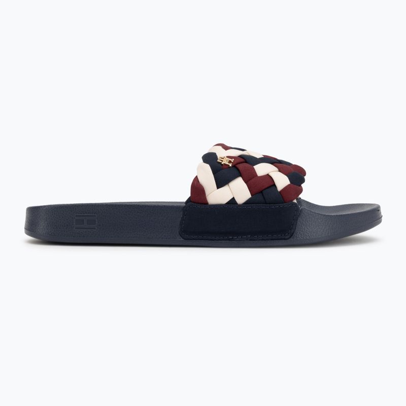 Ciabatte da donna Tommy Hilfiger Braided Pool rwb 2