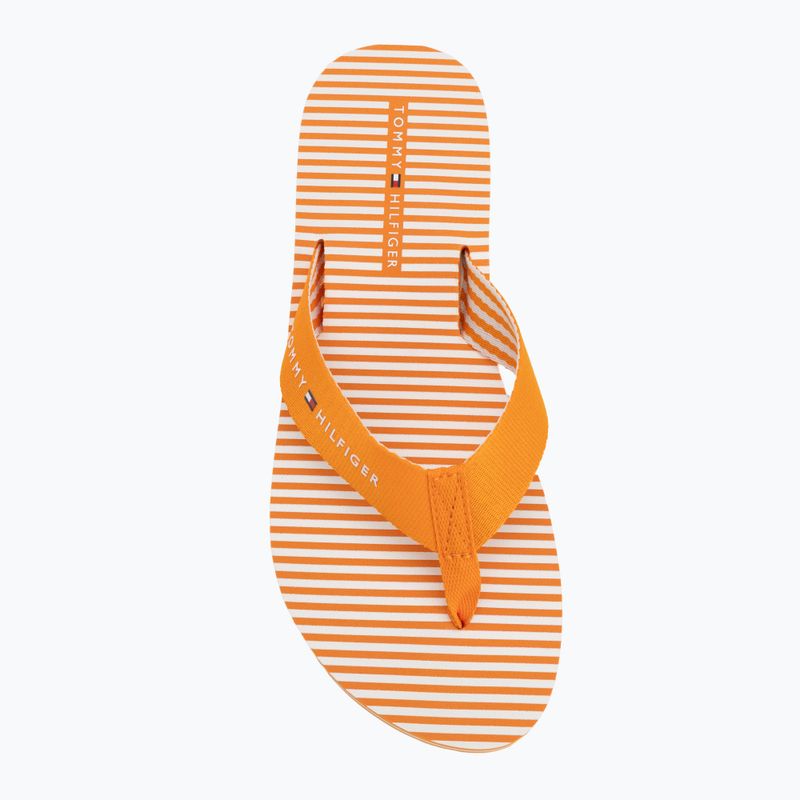 Infradito da donna Tommy Hilfiger Ithaca Stripe Summer orange hype 5
