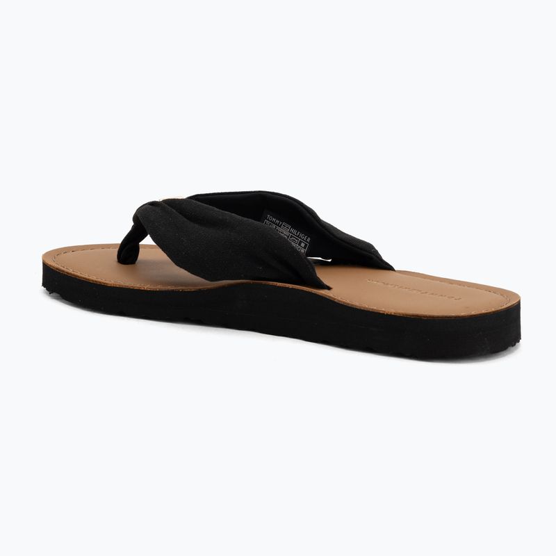Infradito da donna Tommy Hilfiger Footbed Summer Sandal Leather black 3