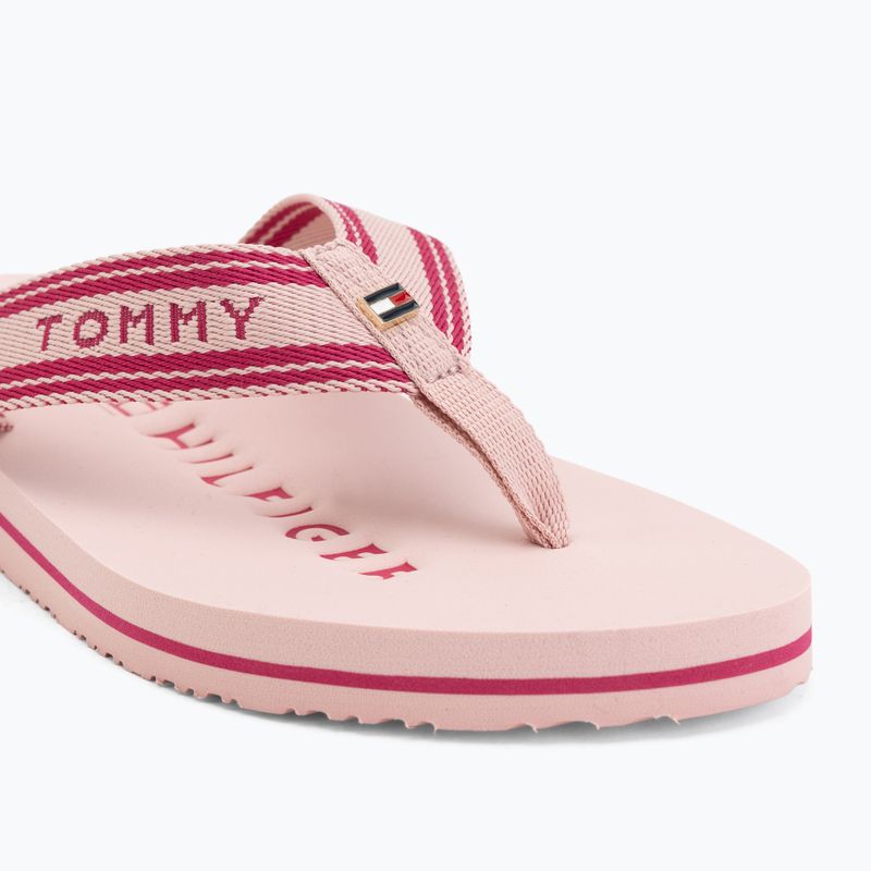 Infradito da donna Tommy Hilfiger Webbing Summer Sandal foggy pink 7