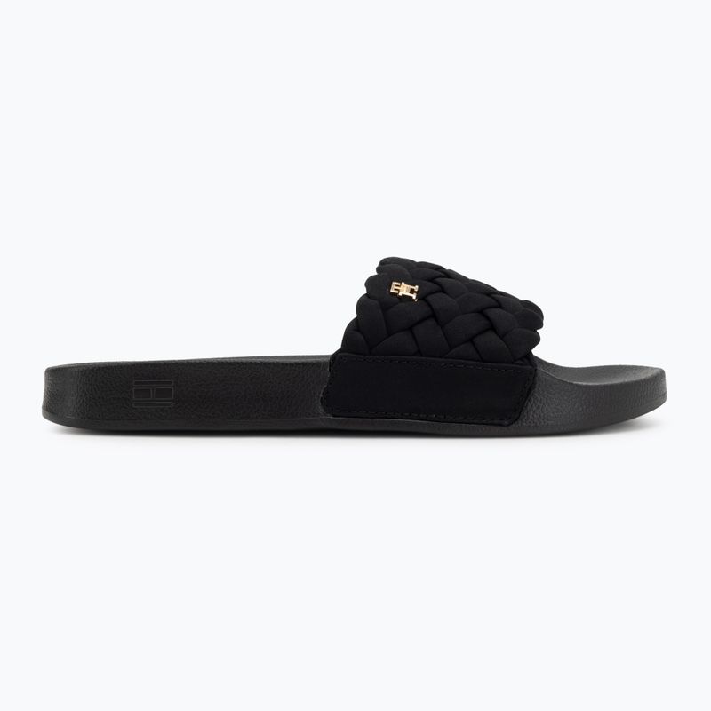 Ciabatte da donna Tommy Hilfiger Braided Pool black 2