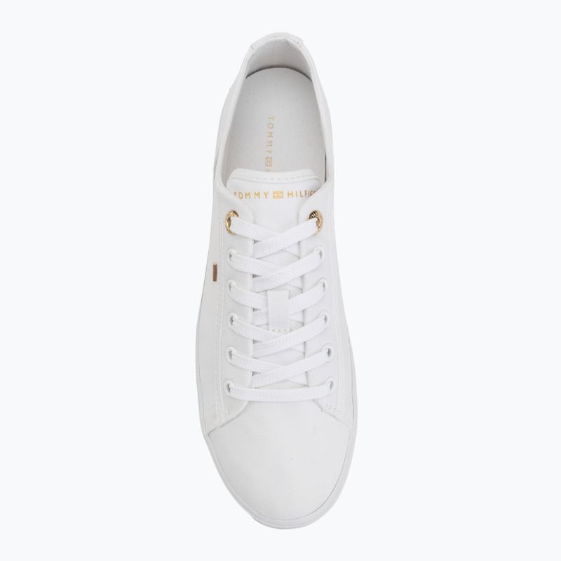 Sneakers da donna Tommy Hilfiger Foxing Sneaker Canvas white 5