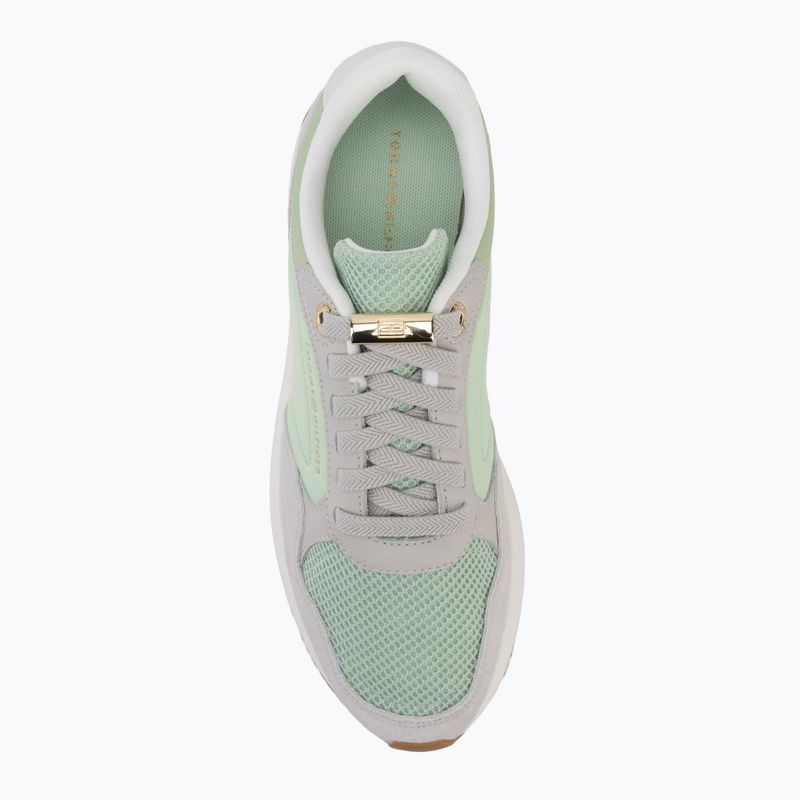 Scarpe da donna Tommy Hilfiger Chic Eva Runner Mesh gentle jade/grey whisper 5