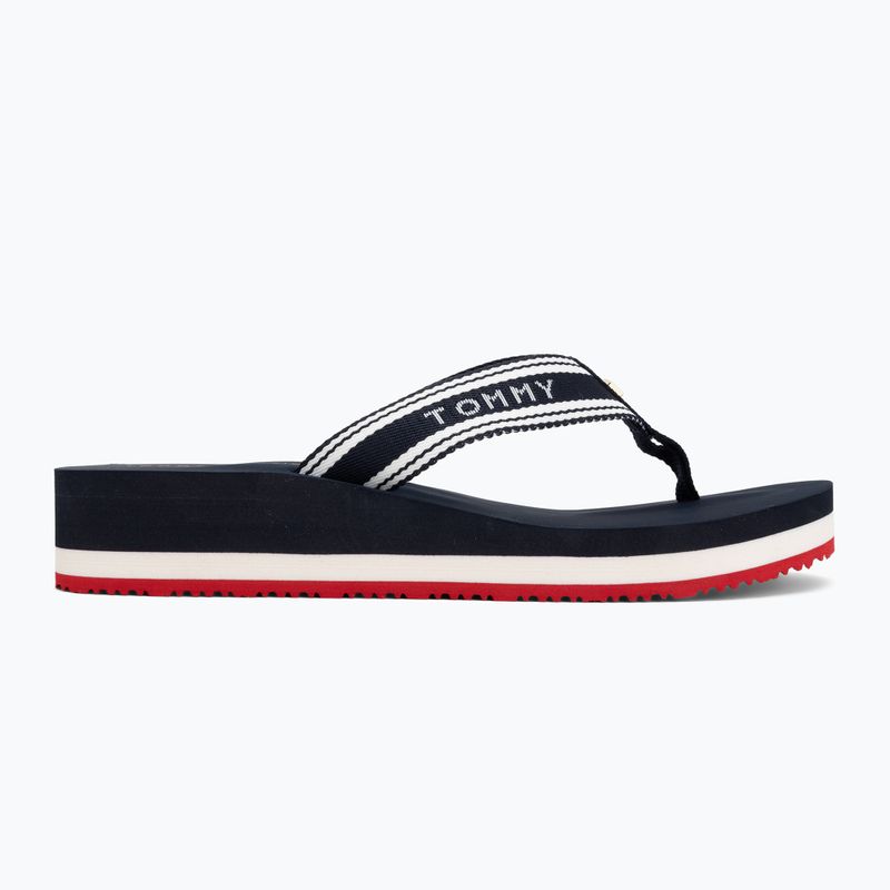 Infradito da donna Tommy Hilfiger Flag Print Summer Sandal rwb 2