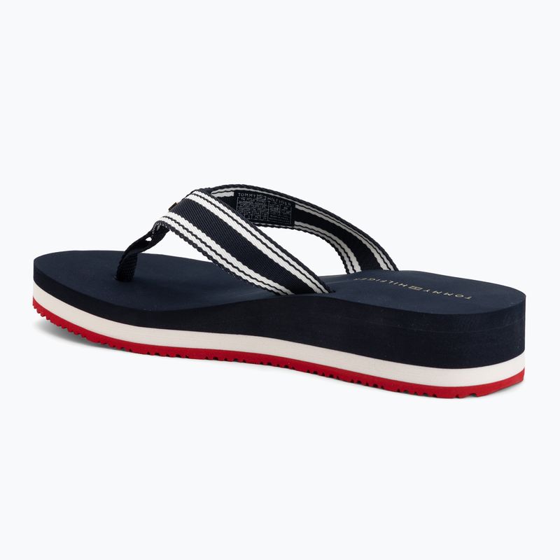Infradito da donna Tommy Hilfiger Flag Print Summer Sandal rwb 3