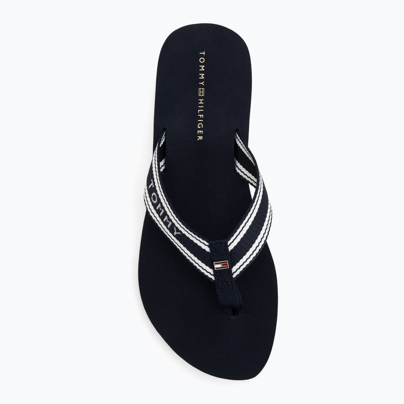 Infradito da donna Tommy Hilfiger Flag Print Summer Sandal rwb 5