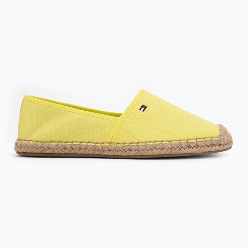 Espadrillas da donna Tommy Hilfiger Flag Canvas lime 2
