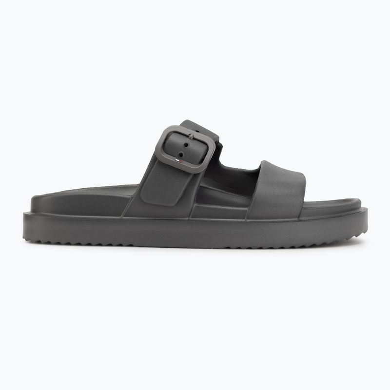 Ciabatte da donna Tommy Hilfiger Double Strap Sandal Pearl dark grey pearlized 2