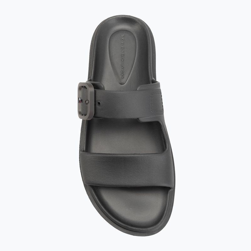 Ciabatte da donna Tommy Hilfiger Double Strap Sandal Pearl dark grey pearlized 5