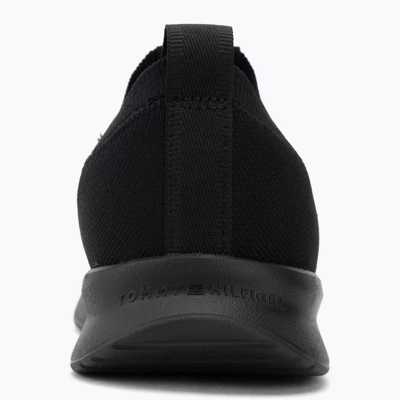 Scarpe da uomo Tommy Hilfiger Lightweight Knitted Runner black 6