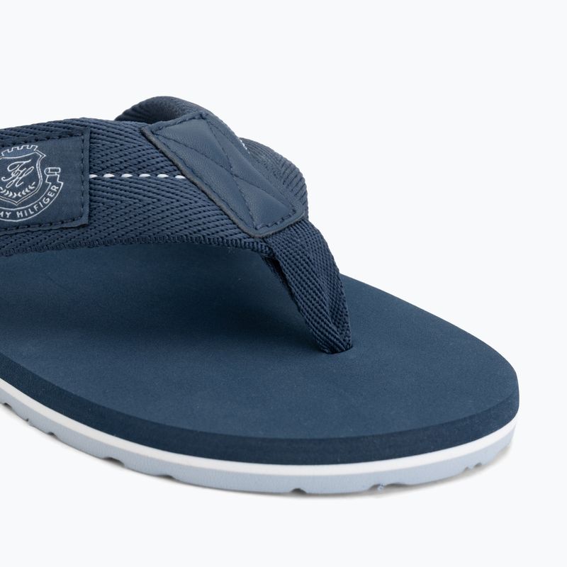 Infradito da uomo Tommy Hilfiger Patch Beach Sandal aegean sea 7