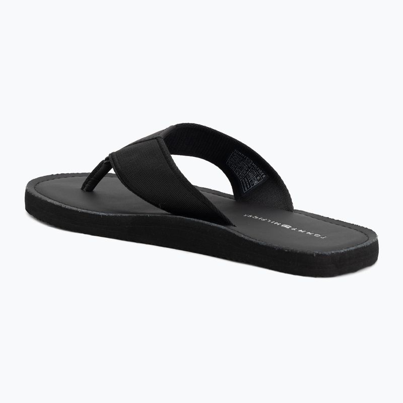 Infradito da uomo Tommy Hilfiger Lbeach Sandal Leather black 3