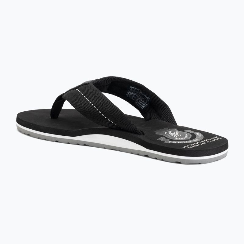 Infradito da uomo Tommy Hilfiger Patch Beach Sandal black 3