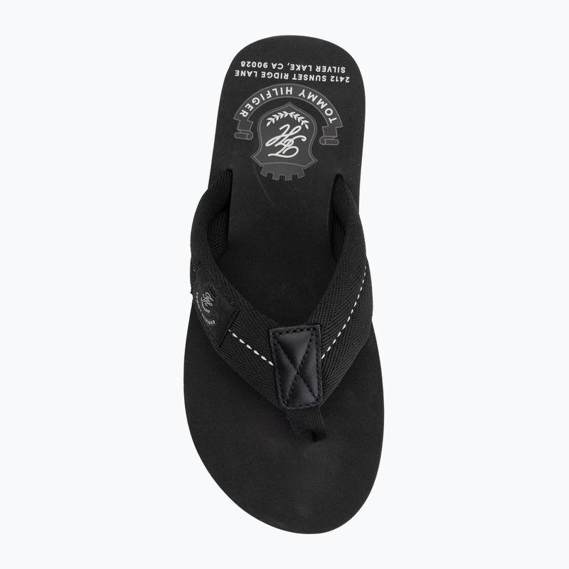 Infradito da uomo Tommy Hilfiger Patch Beach Sandal black 5