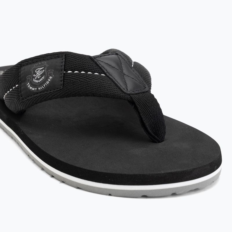 Infradito da uomo Tommy Hilfiger Patch Beach Sandal black 7