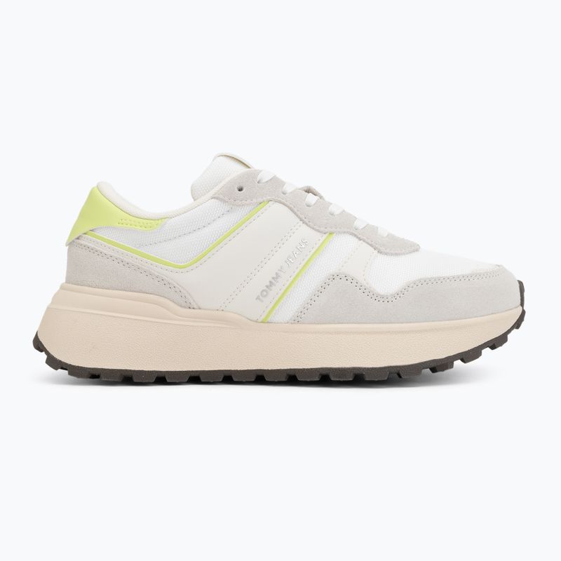 Scarpe da donna Tommy Jeans Sporty Runner lime essence/ivory 2
