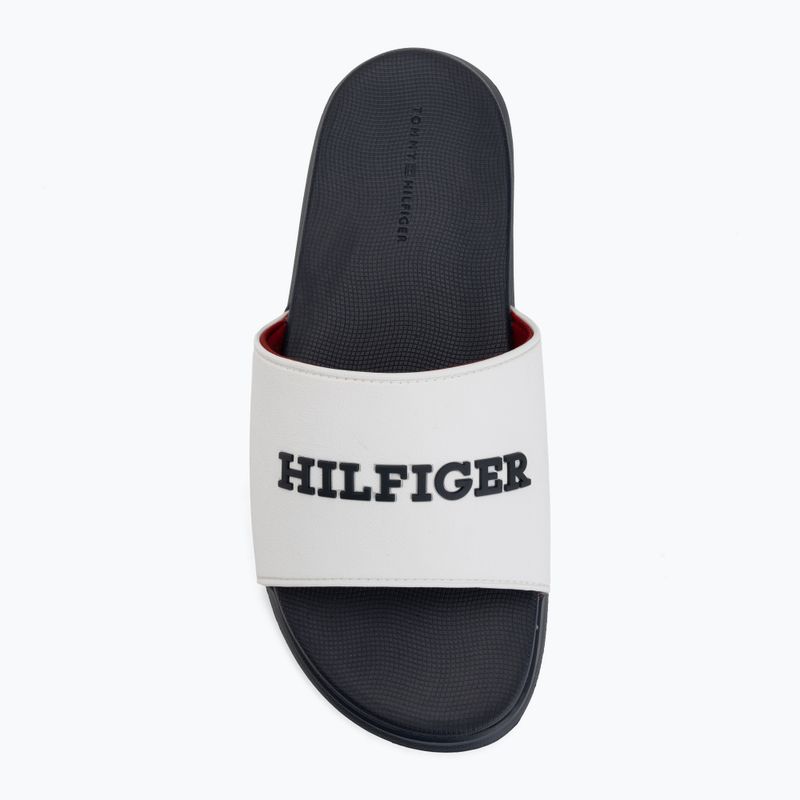 Ciabatte da uomo Tommy Hilfiger Dual Density white 5