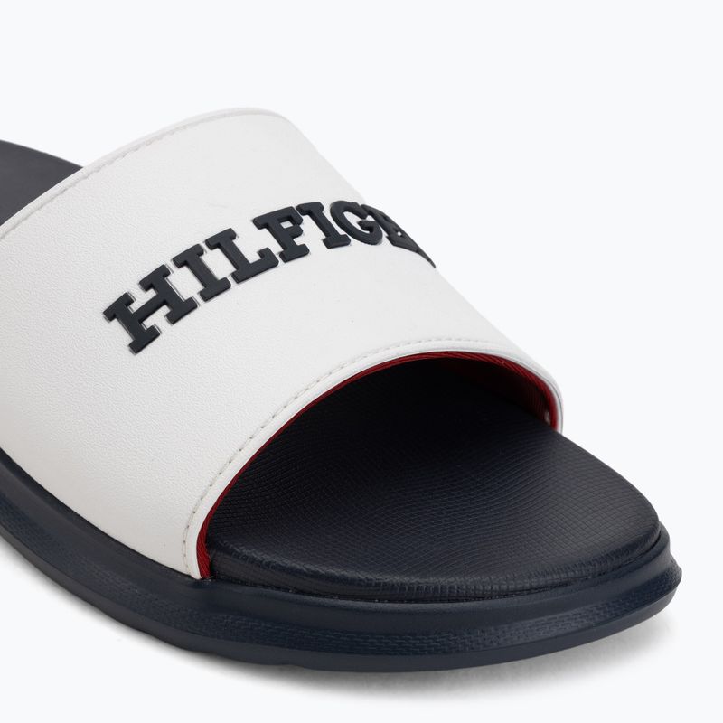 Ciabatte da uomo Tommy Hilfiger Dual Density white 7