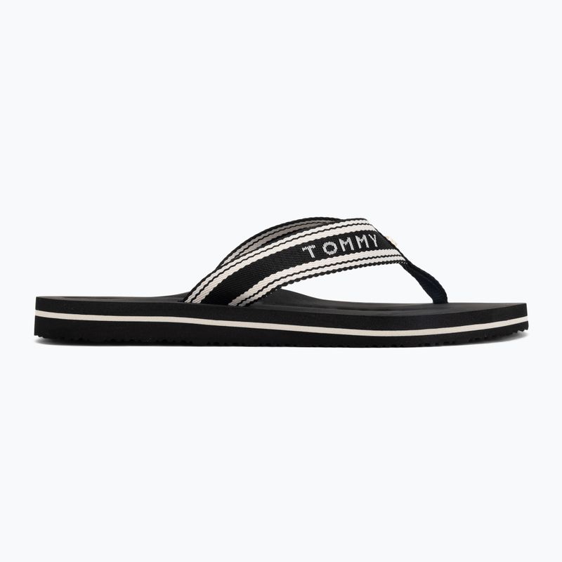Infradito da donna Tommy Hilfiger Webbing Summer Sandal black 2