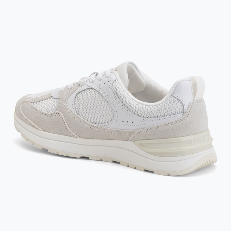 Scarpe da donna Tommy Hilfiger Mix Material Runner white/ecru 3