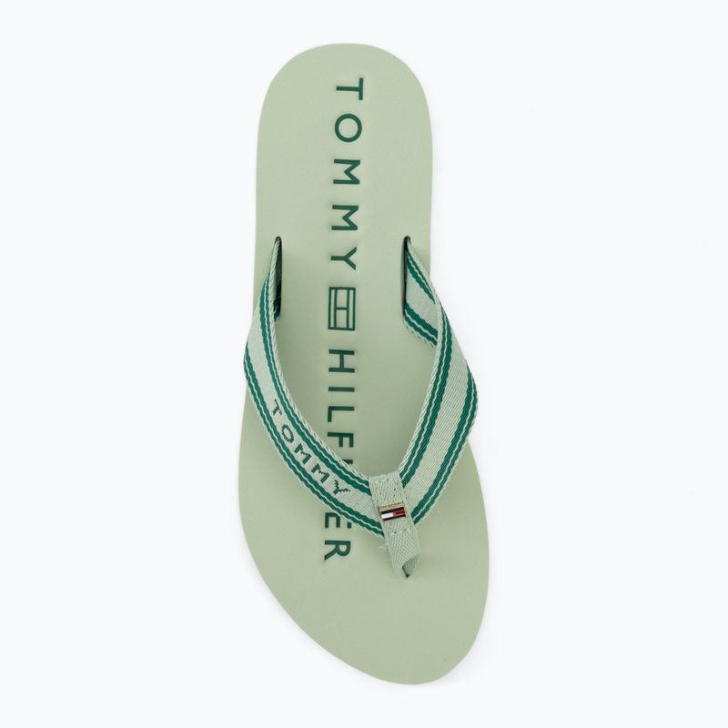 Infradito da donna Tommy Hilfiger Webbing Summer Sandal gentle jade 5
