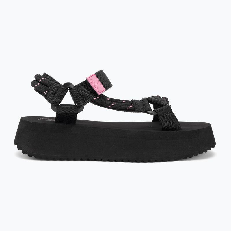 Sandaletti da donna Tommy Jeans Eva Rope neri 2