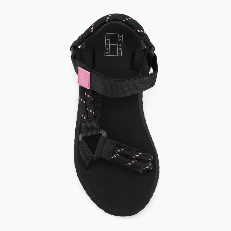 Sandaletti da donna Tommy Jeans Eva Rope neri 5