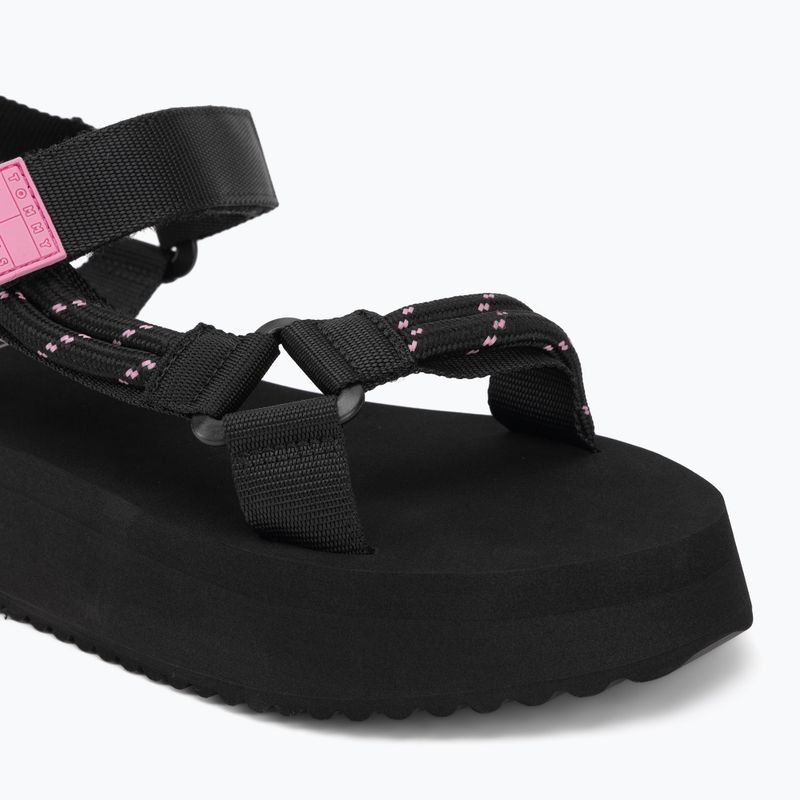 Sandaletti da donna Tommy Jeans Eva Rope neri 7