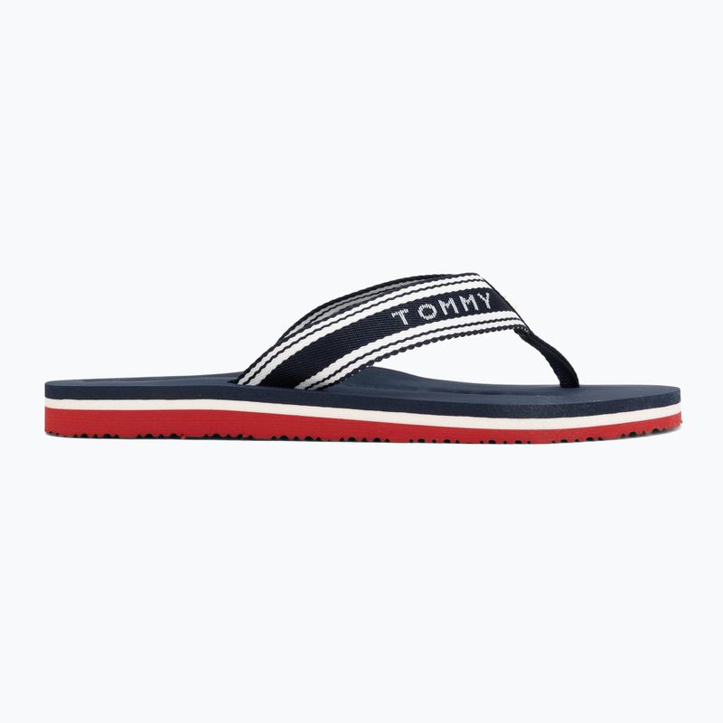 Infradito da donna Tommy Hilfiger Webbing Summer Sandal rwb 2