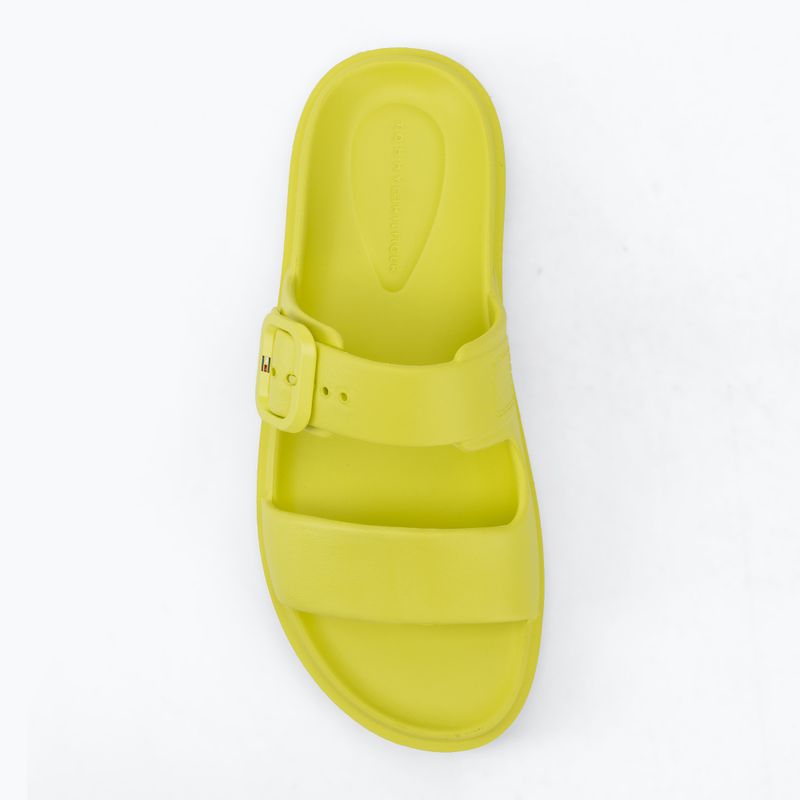 Ciabatte da donna Tommy Hilfiger Light Double Strap lime zing 5