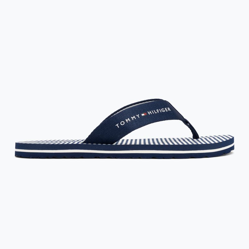 Infradito da donna Tommy Hilfiger Ithaca Stripe Summer preppy navy 2