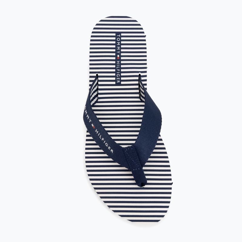 Infradito da donna Tommy Hilfiger Ithaca Stripe Summer preppy navy 5