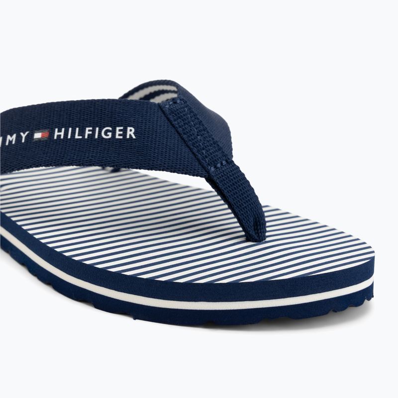 Infradito da donna Tommy Hilfiger Ithaca Stripe Summer preppy navy 7