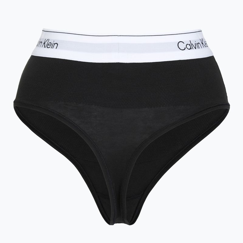 Slip da donna Calvin Klein LV00QF8283 Thong black 2
