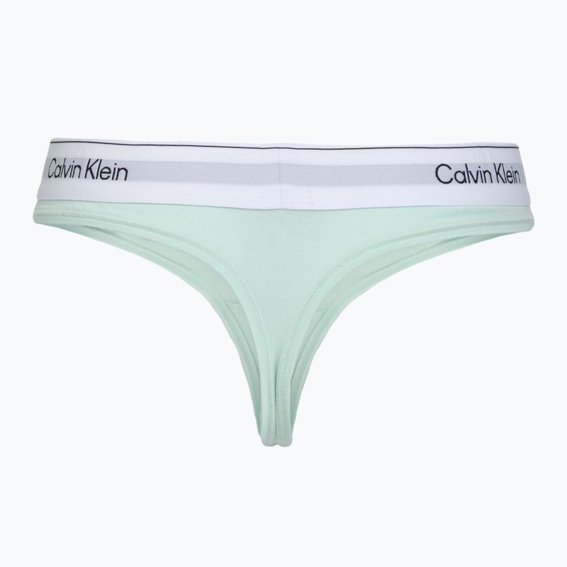 Perizoma da donna Calvin Klein LV00QF8518 Thong feel the mint 2