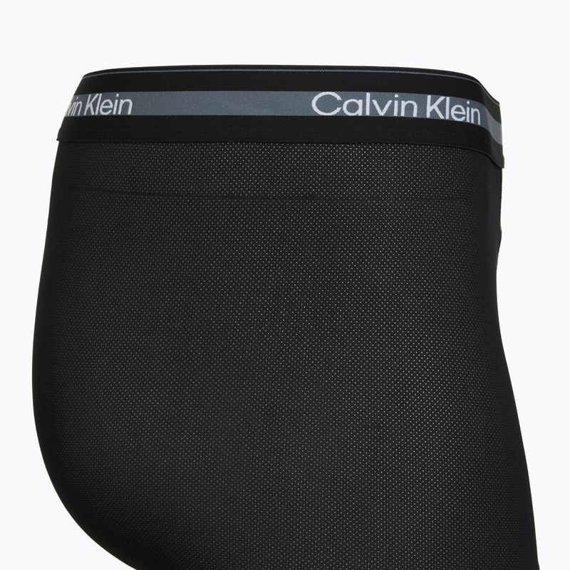 Boxer da uomo Calvin Klein LV00NB4538 Boxer Brief Long black/black/black 3