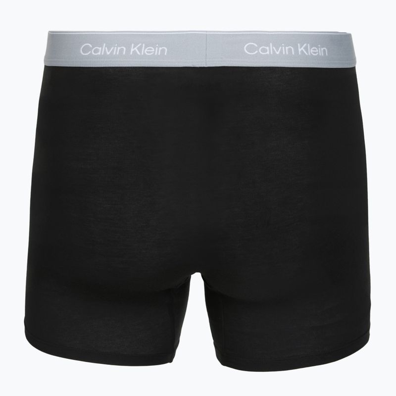 Boxer Calvin Klein LV00NB4394 Brief 3 pairs black w/darkest spruce wb/black w 3