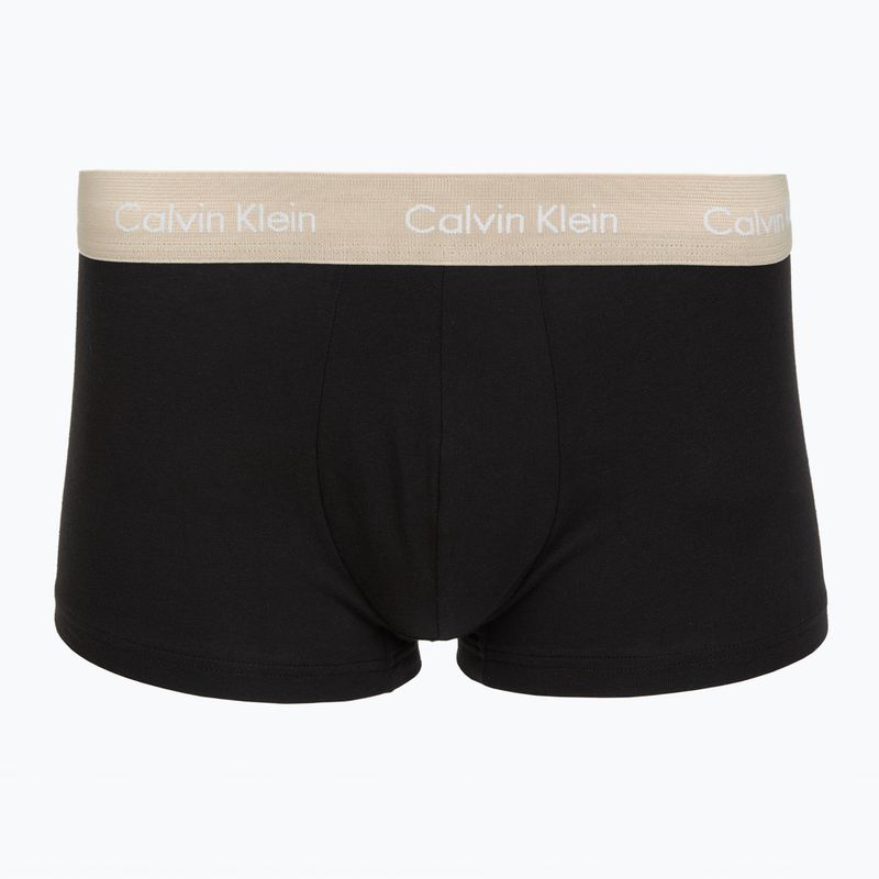 Boxer Calvin Klein LV00NB4412 Low Rise Trunk 5 pairs black w plume wb/black w misty sage wb 4