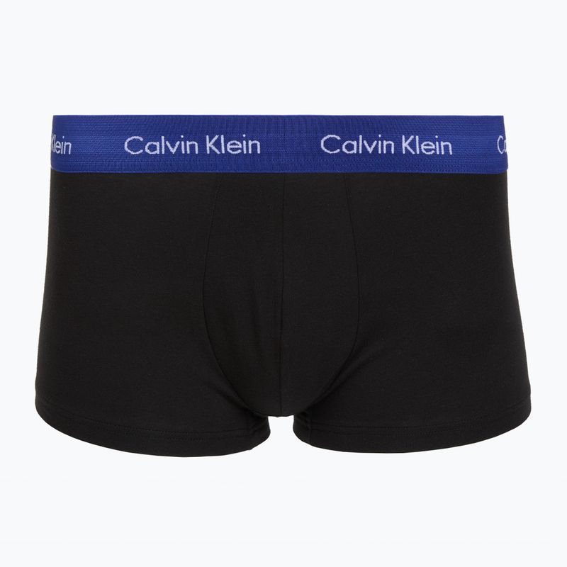 Boxer Calvin Klein LV00NB4412 Low Rise Trunk 5 pairs black w plume wb/black w misty sage wb 5