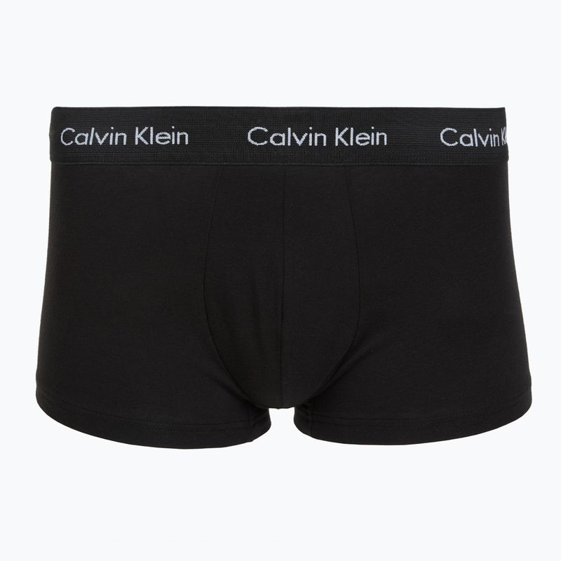 Boxer Calvin Klein LV00NB4412 Low Rise Trunk 5 pairs black w plume wb/black w misty sage wb 6