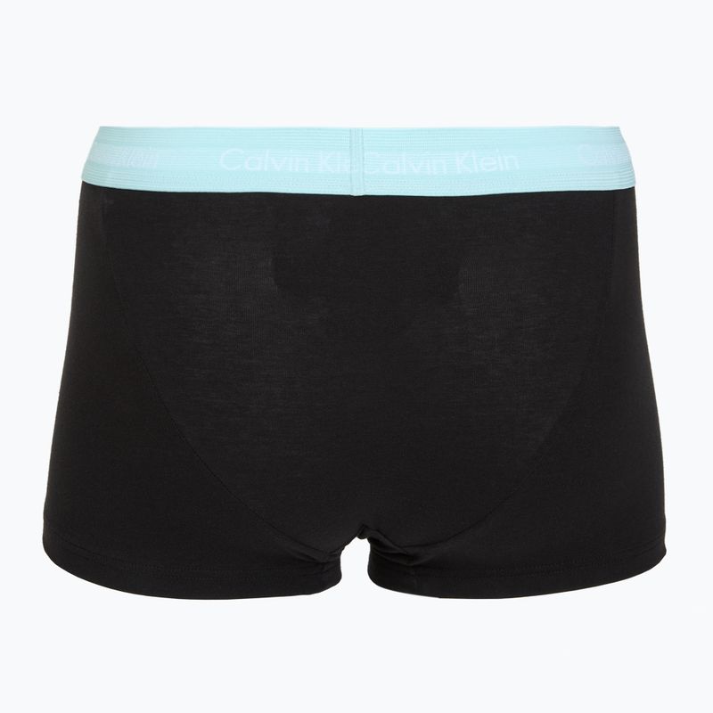 Boxer Calvin Klein LV00NB4412 Low Rise Trunk 5 pairs black w plume wb/black w misty sage wb 7