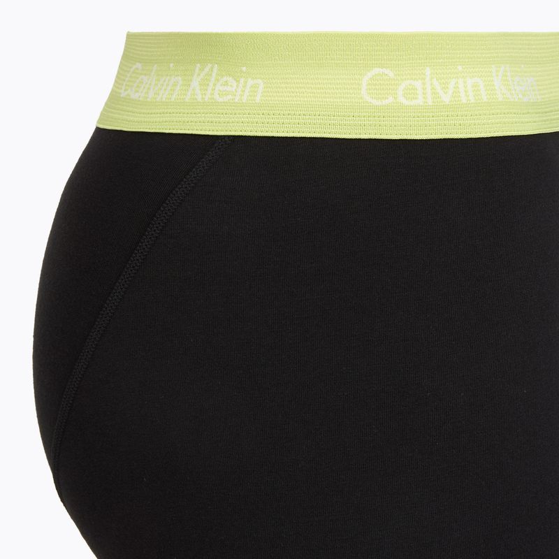 Boxer da uomo Calvin Klein 0000U2662G Trunk 3 pairs black in green bloom wb/black in da 4