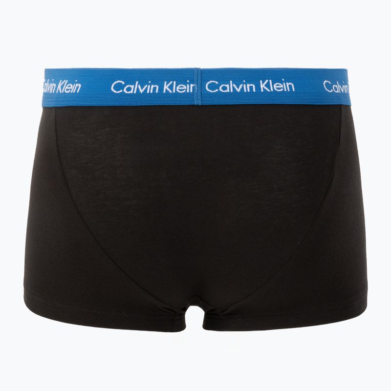 Boxer Calvin Klein 0000U2664G Low Rise Trunk 3 pairs black/classic blue/black 3