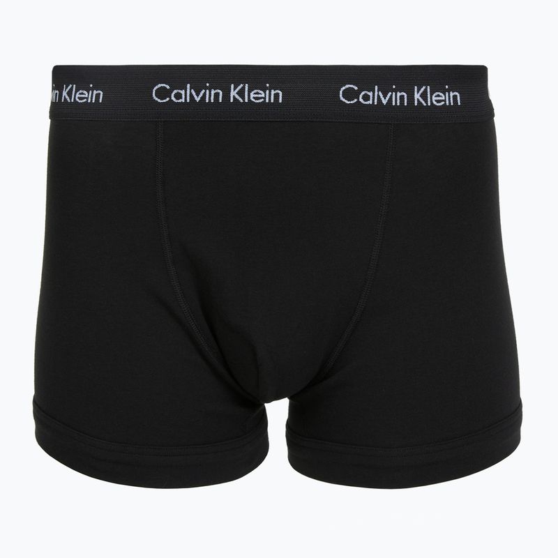 Boxer da uomo Calvin Klein 0000U2662G Trunk 3 pairs classic blue/porpoise/black 4