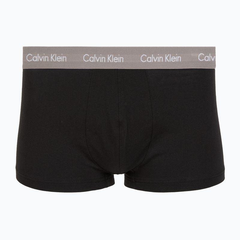 Boxer Calvin Klein LV00NB4412 Low Rise Trunk 5 pairs of black bodies with driftwood/moonlight 2