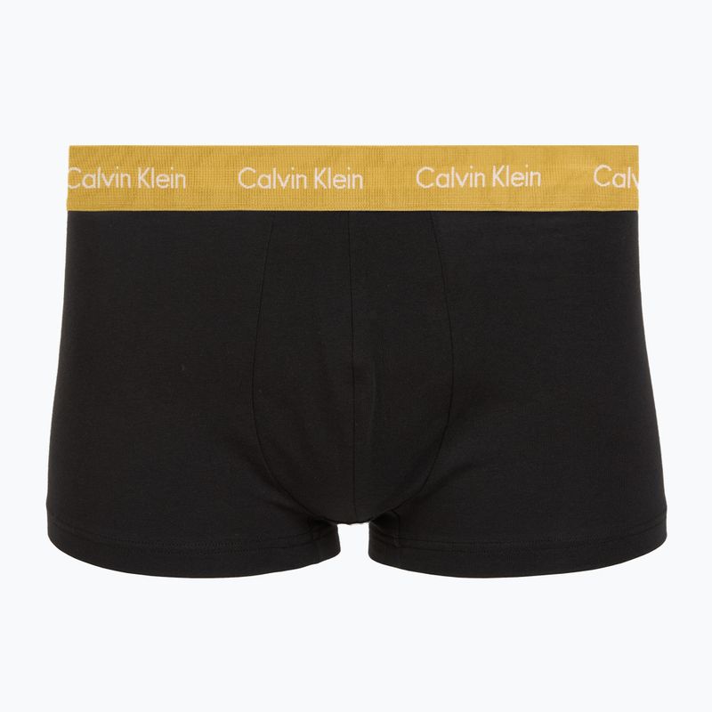 Boxer Calvin Klein LV00NB4412 Low Rise Trunk 5 pairs of black bodies with driftwood/moonlight 3