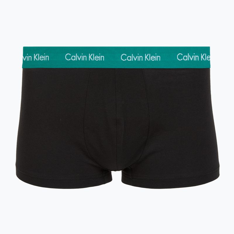 Boxer Calvin Klein LV00NB4412 Low Rise Trunk 5 pairs of black bodies with driftwood/moonlight 5