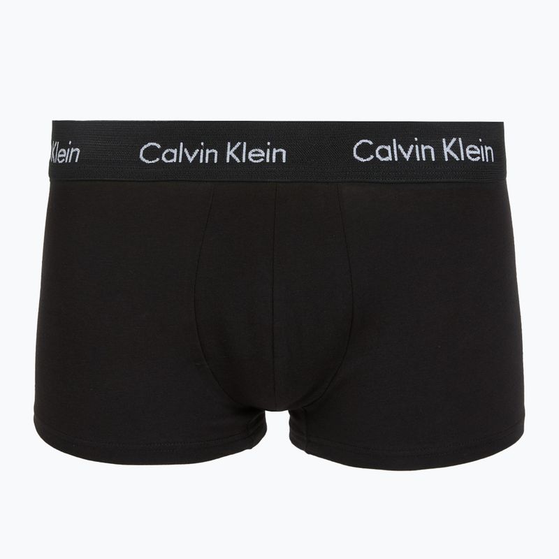 Boxer Calvin Klein LV00NB4412 Low Rise Trunk 5 pairs black in green bloom wb/black in dazzlin 7